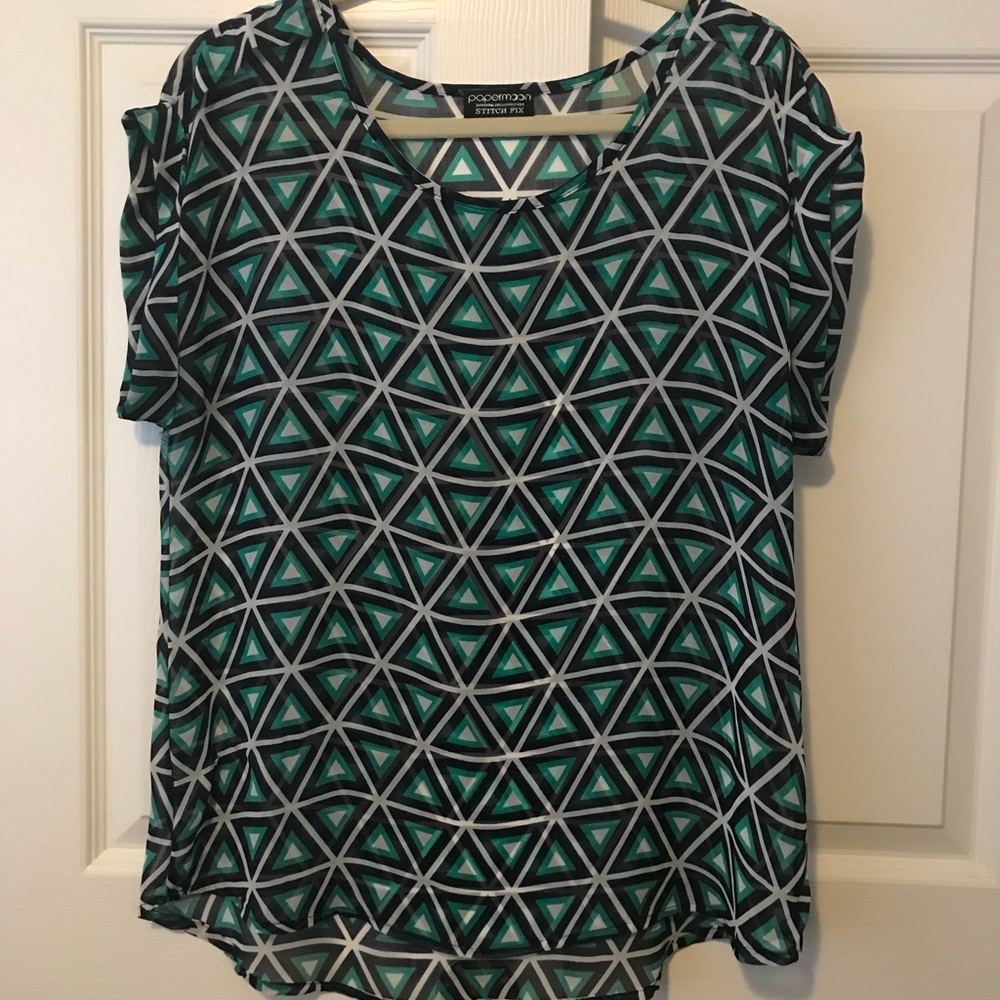 Papermoon Geometric Blouse for Stitch Fix